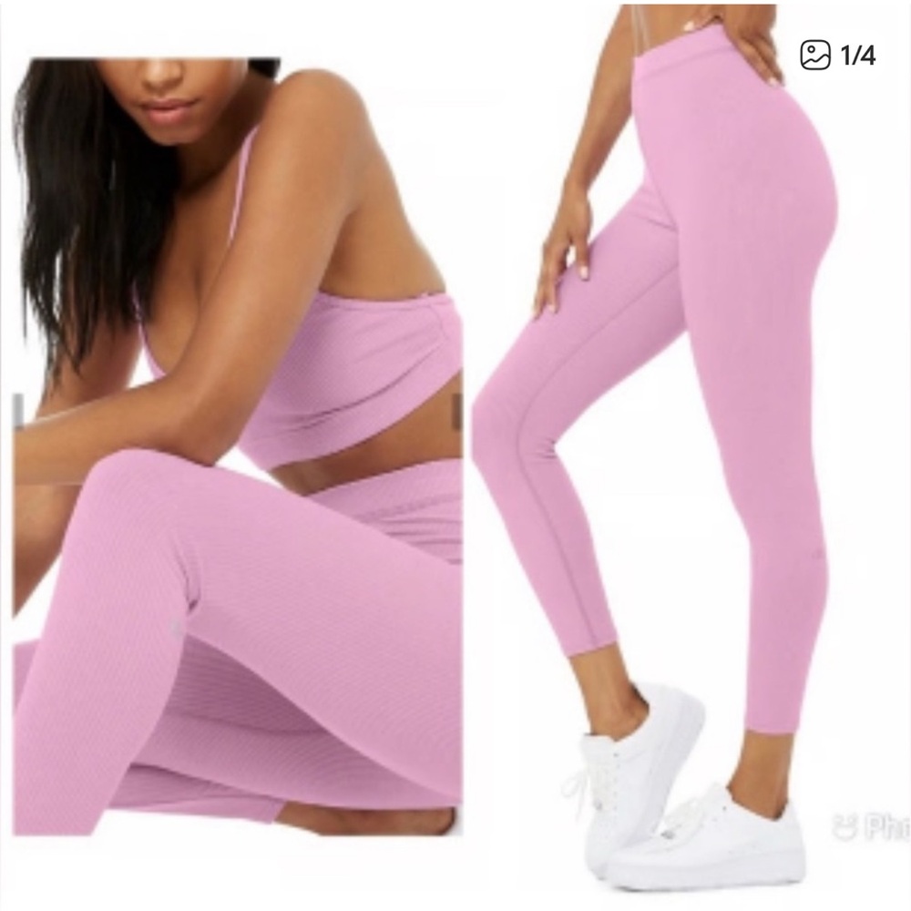 Pink Ribbed Women's set